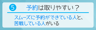 5.メンズリゼの予約は取りやすかった？-