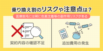 乗り換え割利用時のリスクや注意点はありますか？