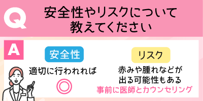 安全性やリスクについて教えてください