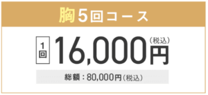 ウィンクリニックの胸脱毛用イメージ