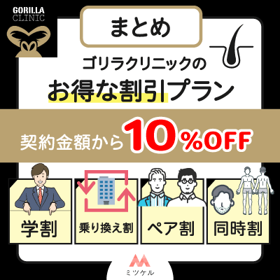 【まとめ】医療脱毛ゴリラクリニックのお得な割引プラン