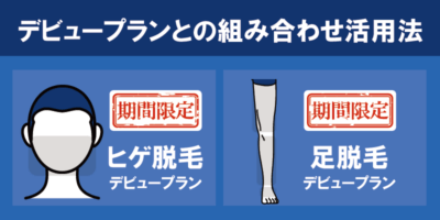 【期間限定】デビュープランとの組み合わせ活用法