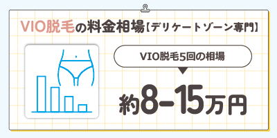 VIO脱毛の料金相場【デリケートゾーン専門比較】
