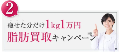 uraraクリニックの脂肪買取キャンペーン