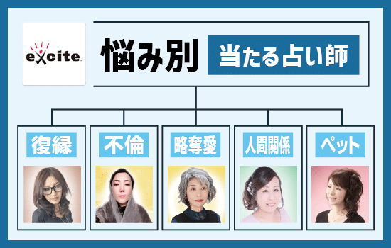 エキサイト電話占いの当たる占い師を悩み別におすすめ!