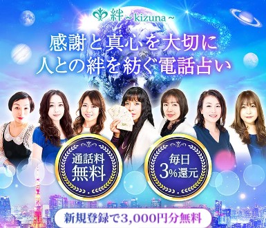 電話占い絆 キャンペーン