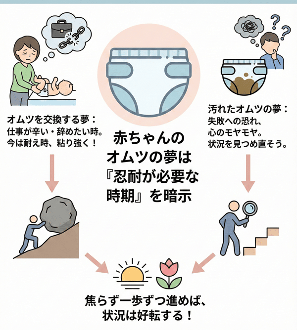 赤ちゃんのオムツが出てくる夢【忍耐が必要な時期】