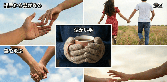 手を繋ぐ夢【状況別】